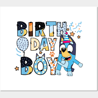 Bluey Birthday Boy Posters and Art